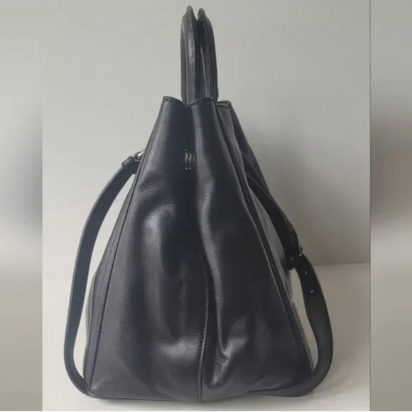 PRADA Soft Calf Leather Black  Crossbody Bag - Picture 3 of 11